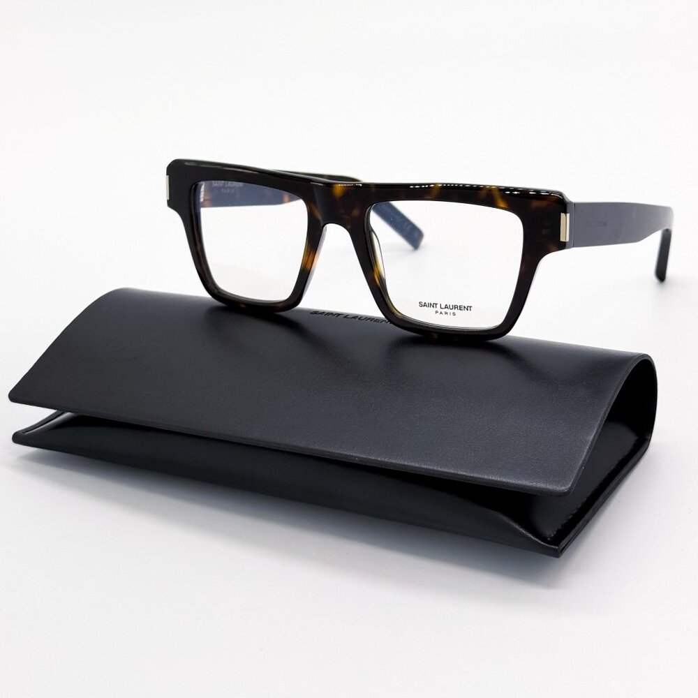 NEW SAINT LAURENT EYEGLASSES SL469 OPT 002 HAVANA WOMEN EYEWEAR SL 469 OPT 002